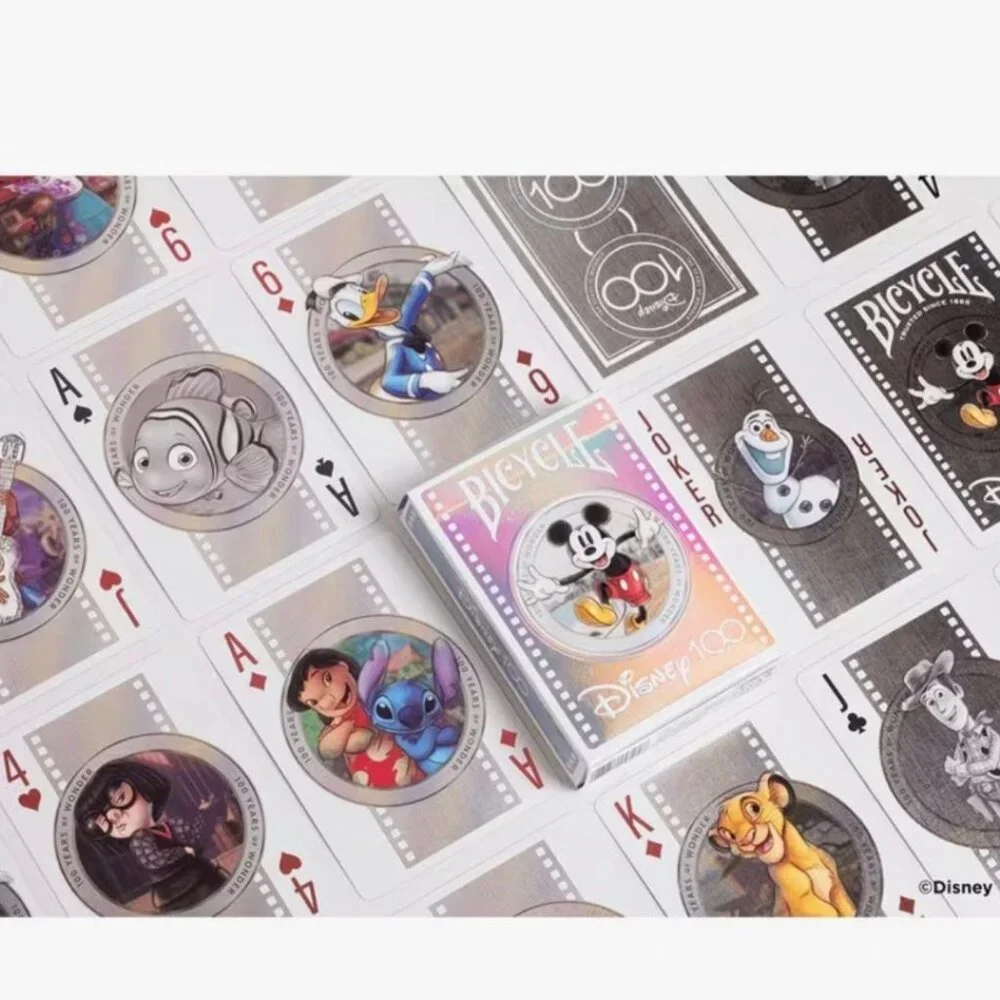 NEW - Bicycle Disney 100 Year Anniversary Playing Cards Deck Poker Size 10040761 - Picture 2 of 7